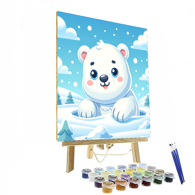 Cuddly Arctic Animals Painting By Numbers Kit