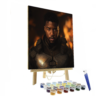 Michael B. Jordan: Rising Star In The Arena Of Legends Paint By Color