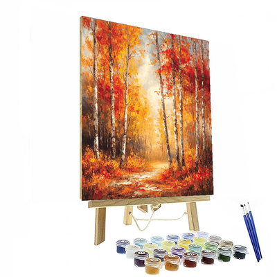 John Constable Inspired Embers Of Autumn  Painting By Numbers Kit