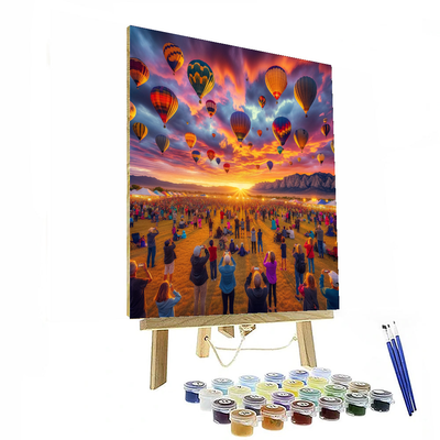 Albuquerque International Balloon Fiesta - Albuquerque, Usa Painting Number Kit