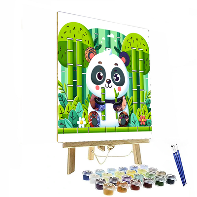 Adventurous Panda Painting By Numbers Kit