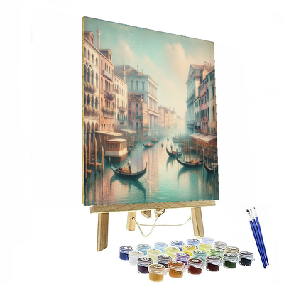 Captivating Venice Canals Number Painting