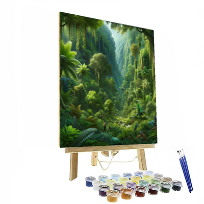 Tropical Rainforest Harmony Paint By Color