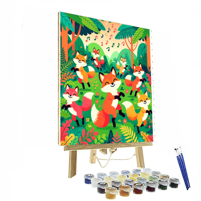 Jungle Fiesta With Fiesta Foxes Numbered Painting Kits