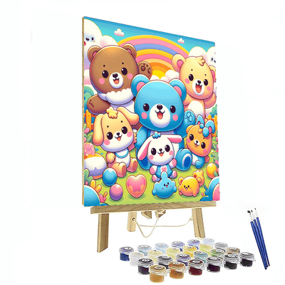 Cuddly Critters Adventure Paint By Number