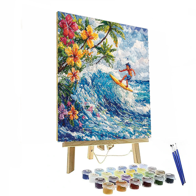 Stitch's Hawaiian Escape - Disney Inspired Numbered Painting Kits