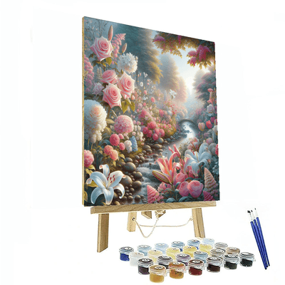 Ethereal Garden Blossoms Painting By Numbers Kit