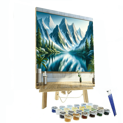 Magical Mountain Retreat DIY Paint By Numbers