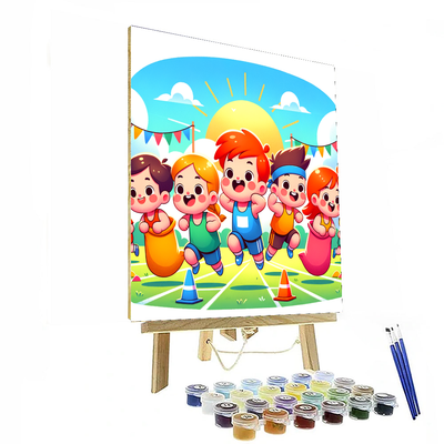 Joyful Sports Day Paint By Number