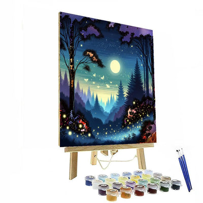 Starlit Forest Escape Paint By Number