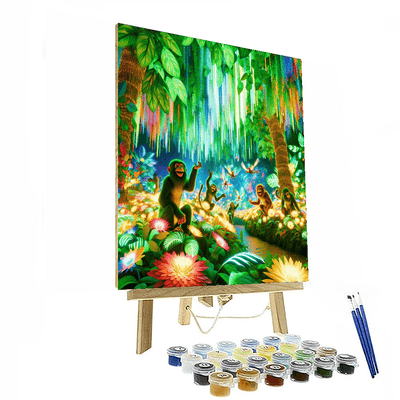 Vibrant Jungle Symphony Paint By Numbers Art