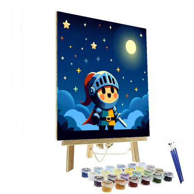 Starry Knight Painting By Numbers Kit