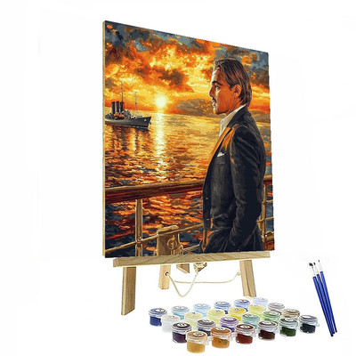 Leonardo Dicaprio: The Navigator Of Titanic Dreams Paint By Number