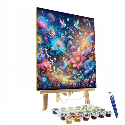 Colorful Fantasy Garden Paint By Number