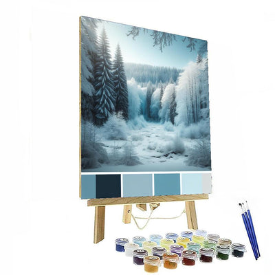 Wintery Woodland Retreat Paint By Number