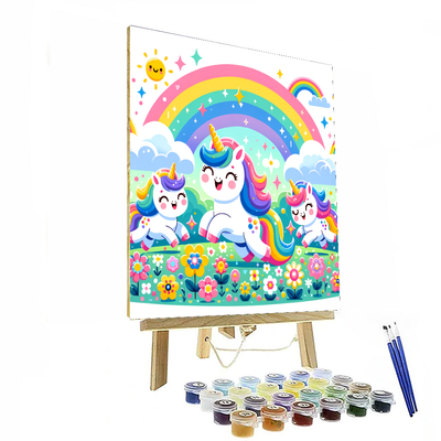 Fantasy Unicorn Adventure Painting By Numbers Kit