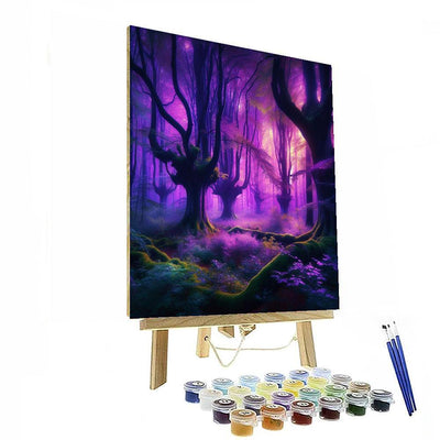 Twilight Enchantment Forest Paint By Numbers