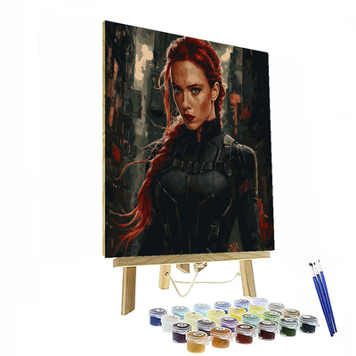 Scarlett Johansson: The Allure Of The Avenging Black Widow Paint By Numbers