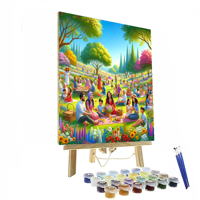 Sunny Meadow Picnic Paint By Numbers Kits