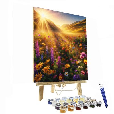 Wildflower Meadow Reverie Numbered Painting Kits