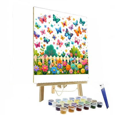 Butterfly Garden Wonderland DIY Paint By Numbers