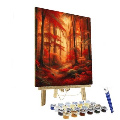 Mystical Autumn Woods Paint By Numbers Art