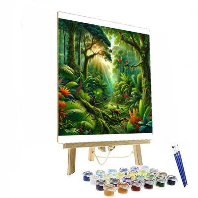 Wild Jungle Thrills Paint By Numbers Kits