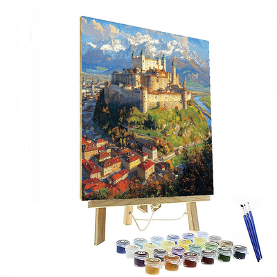 Salzburg Fortress Painting By Numbers Kit