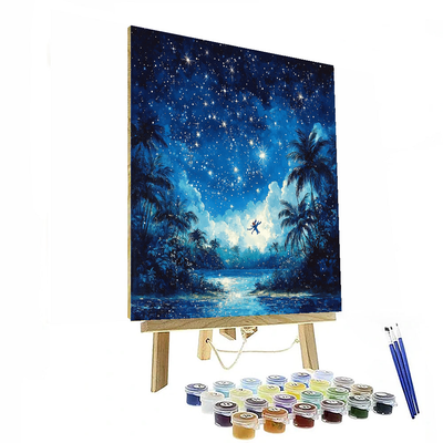 Peter Pan Neverland Flight - Disney Inspired Numbered Painting Kits