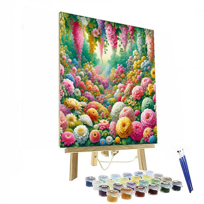 Gorgeous Floral Symphony Numbered Painting Kits