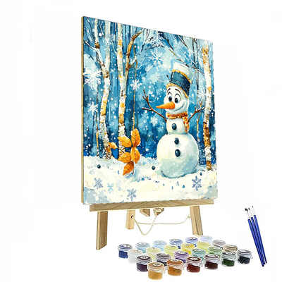 Olaf's Snow Day Fun - Disney Inspired Paint By Color