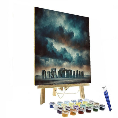 Timeless Stonehenge Mystery Painting By Numbers Kit