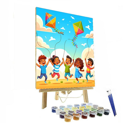 Whimsical Sky Adventure Numbered Painting Kits