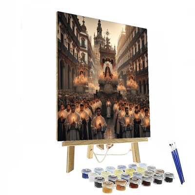 Semana Santa - Seville - Spain Painting Number Kit