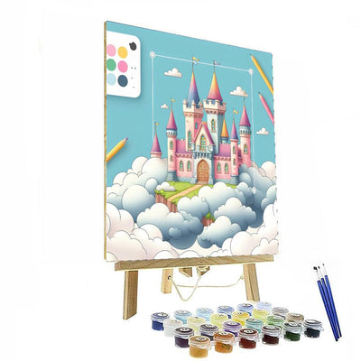 Dreamy Castle In The Clouds Paint By Numbers