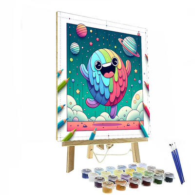 Funky Space Monster Paint By Numbers Kits