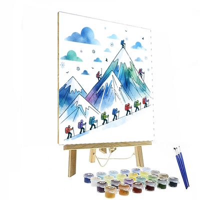 Mighty Mountain Climbers Paint By Color