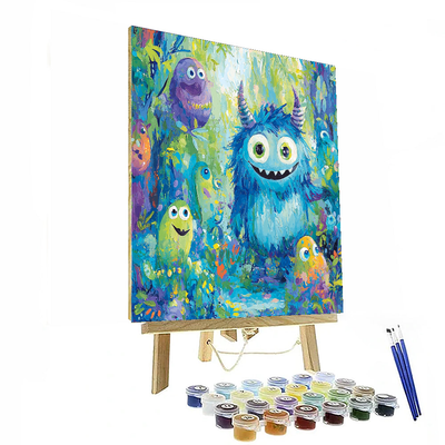 Sully's Monster Mischief - Disney Inspired Numbered Painting Kits