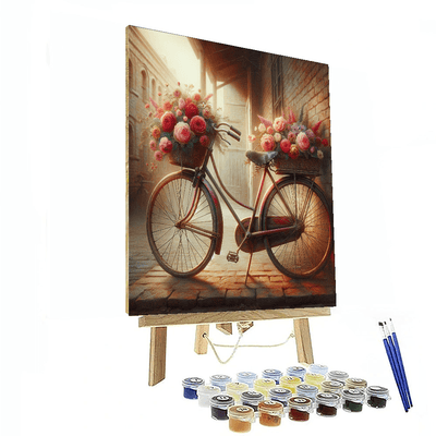 Timeless Vintage Bicycle Number Painting