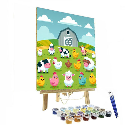 Happy Farm Adventure Paint By Color