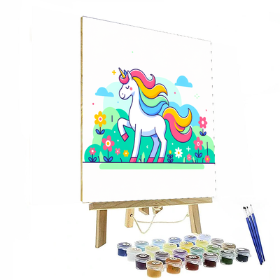 Mystical Unicorn Garden Paint By Numbers Kits