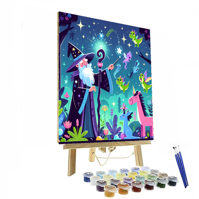 Wizards And Magical Creatures Painting By Numbers Kit