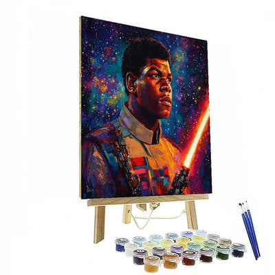 John Boyega: Rising Star Of The Galactic Frontier Paint By Numbers Art