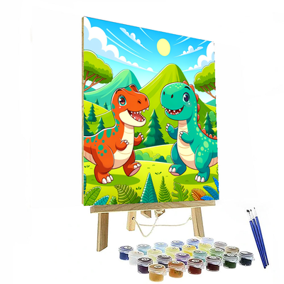 Dinosaurs Unleashed DIY Paint By Numbers