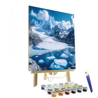 Patagonian Ice Fields DIY Paint By Numbers