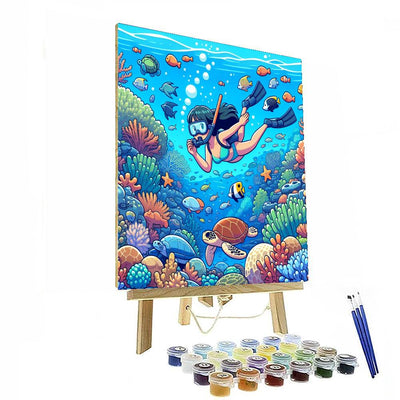 Ocean Reef Safari Painting Number Kit