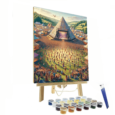 Glastonbury Festival Painting Number Kit