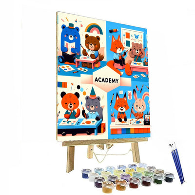 Artful Animal Academy Painting By Numbers Kit