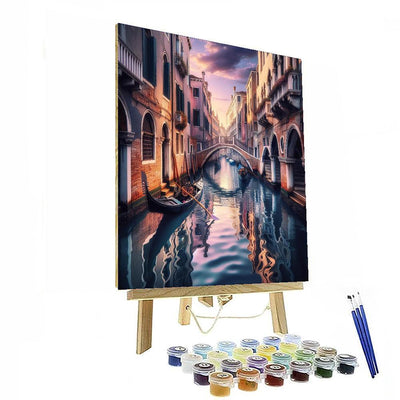 Venetian Canal Dreamscape Paint By Numbers Art