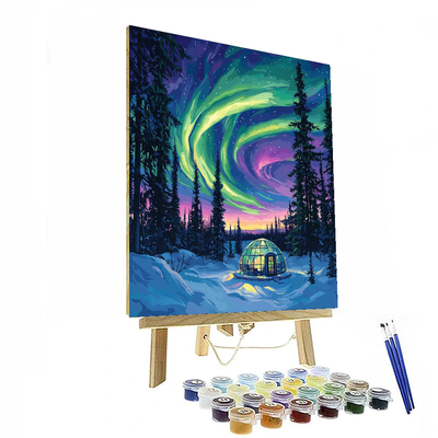 Lapland Northern Lights - Finland DIY Paint By Numbers